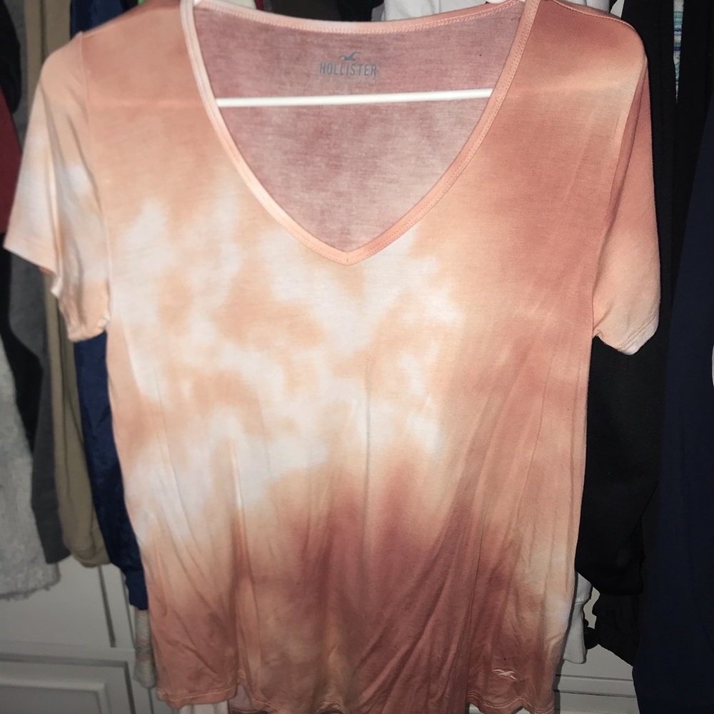 Pink tie dye tshirt